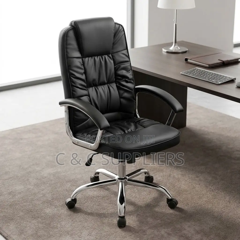 Leather Swivel Computer & Study Chair.