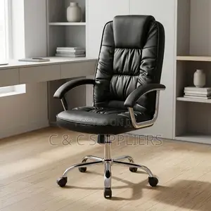 Leather Swivel Computer & Study Chair.
