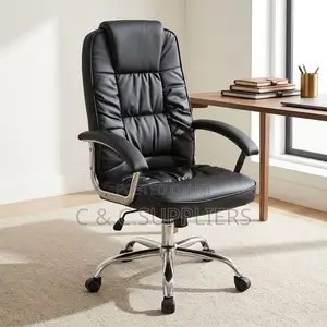 Leather Swivel Computer & Study Chair.