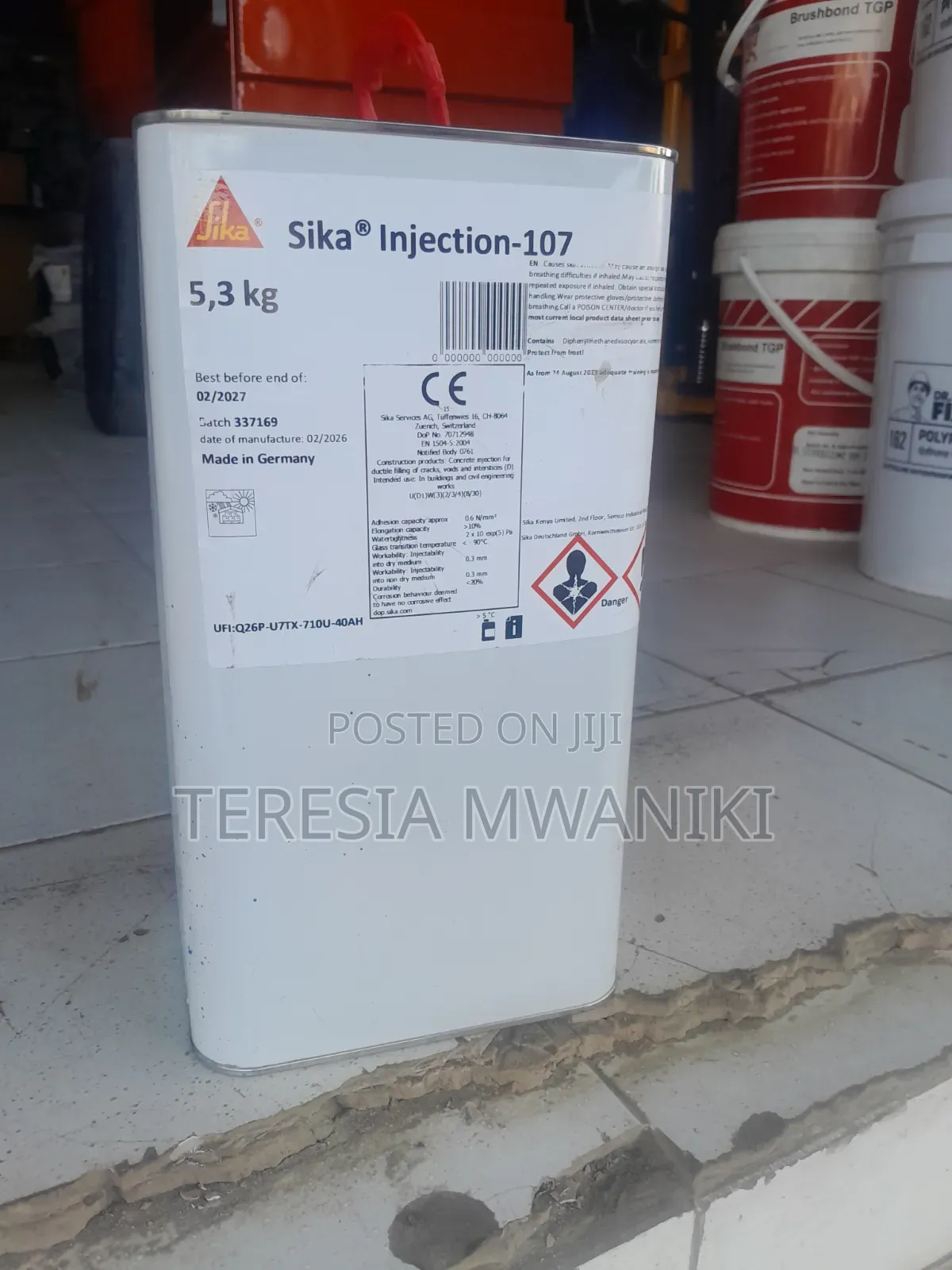 Sika Injection 107( 5.3 Kgs)