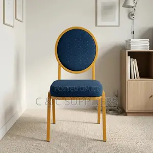 Round Fabric Back Wedding Chair.