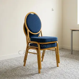 Round Fabric Back Wedding Chair.