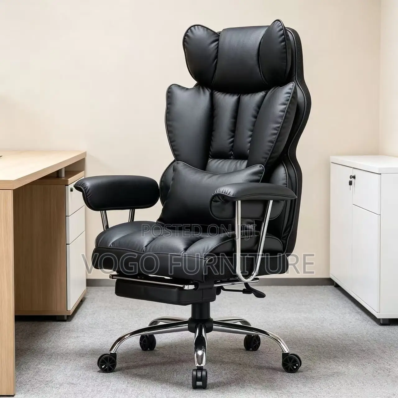 Office Chair; Butterfly Leather Office Chair