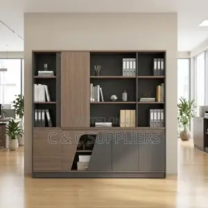 Executive Wall Unit With Shelves
