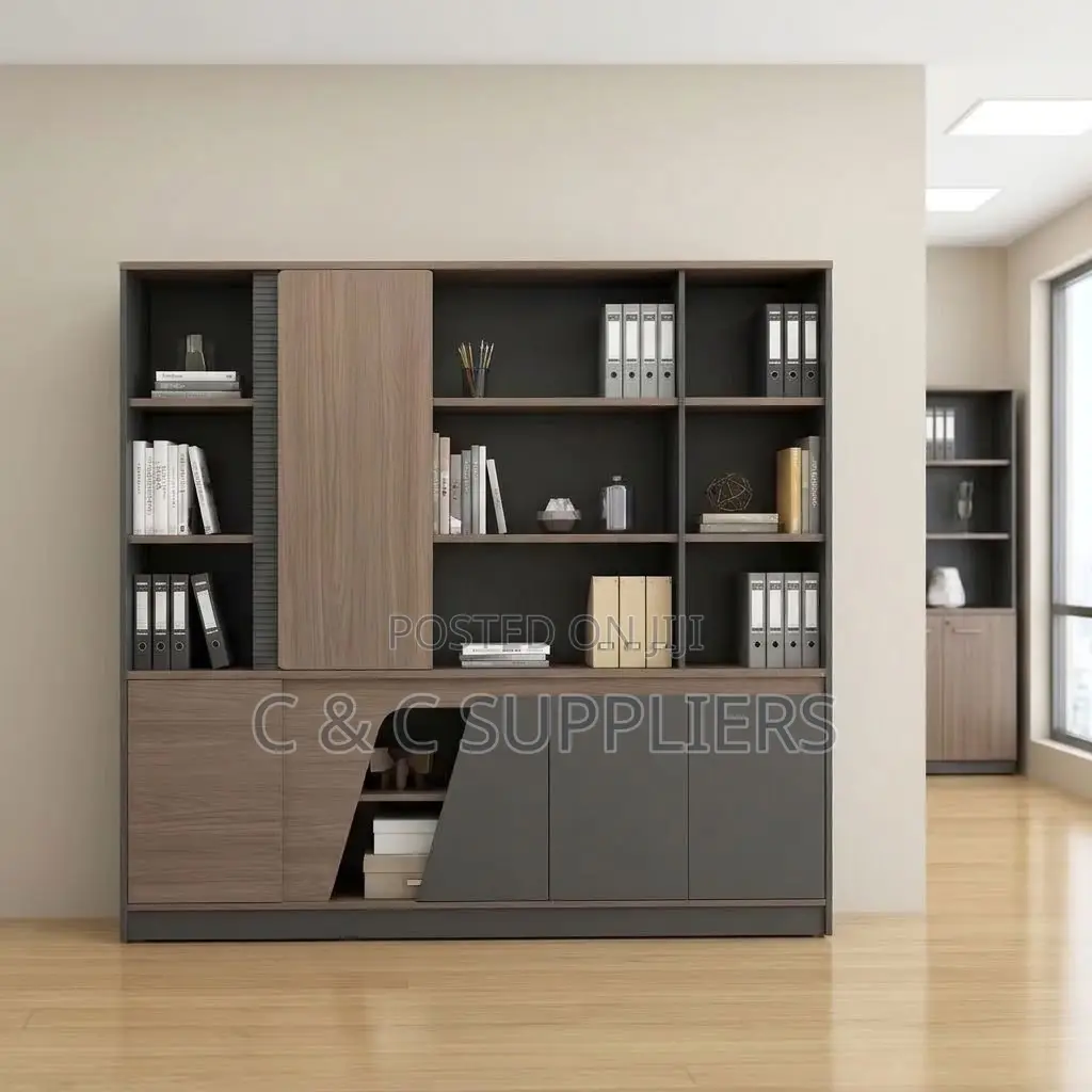 Executive Wall Unit With Shelves