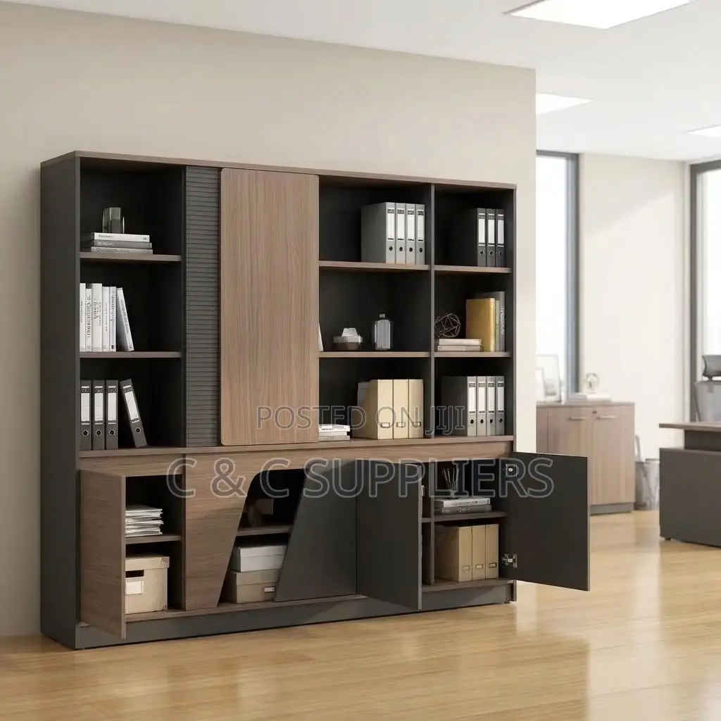 Executive Wall Unit With Shelves