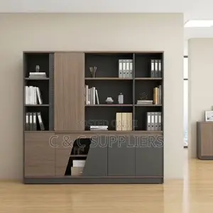 Executive Wall Unit With Shelves