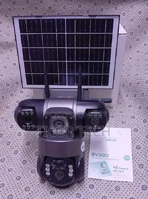 6mp Wifi Enabled Solar Outdoor Surveiilance Camera