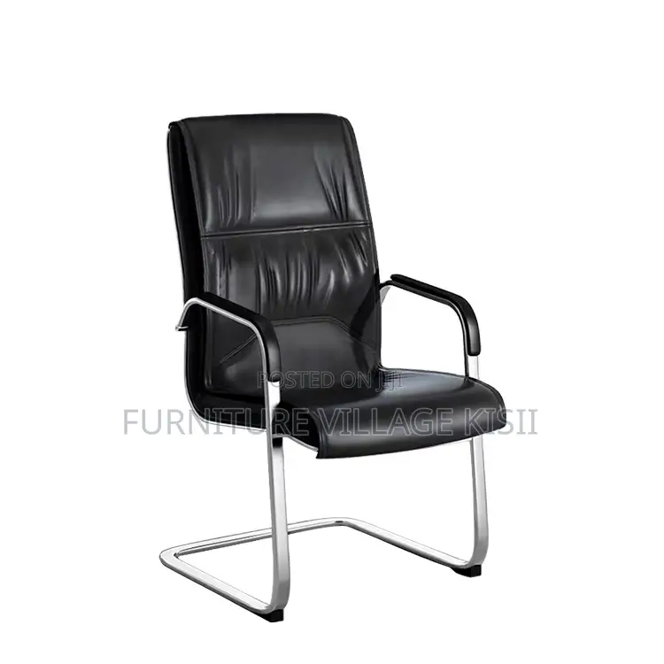 Leather Cantilever Visitor Office Chair