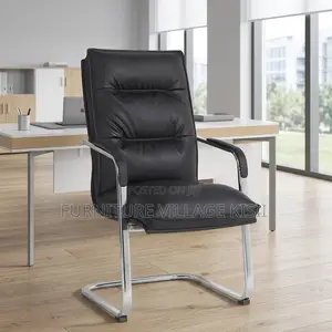 Leather Cantilever Visitor Office Chair