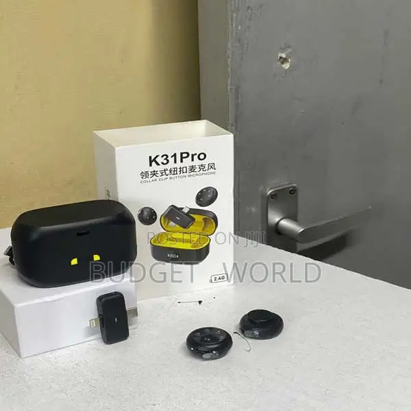 UNIVERSAL Type-C/iOS Plug K31 Pro Wireless Lavalier Mic Charging Case
