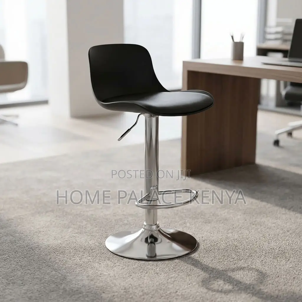Bar Stool; Modern Padded Adjustable Bar Stool for Kitchen Islands