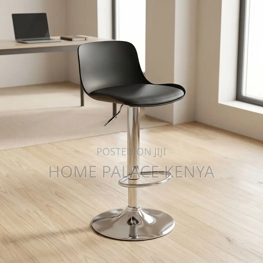 Bar Stool; Modern Padded Adjustable Bar Stool for Kitchen Islands
