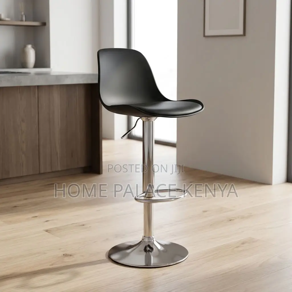 Bar Stool; Modern Padded Adjustable Bar Stool for Kitchen Islands