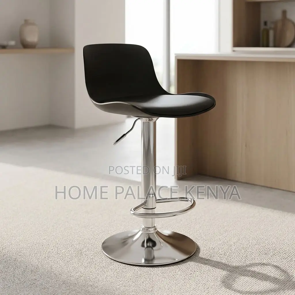 Bar Stool; Modern Padded Adjustable Bar Stool for Kitchen Islands