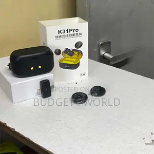 STUDIO-QUALITY PLUG & PLAY K31 Pro Dual Wireless Collar Clip Mic