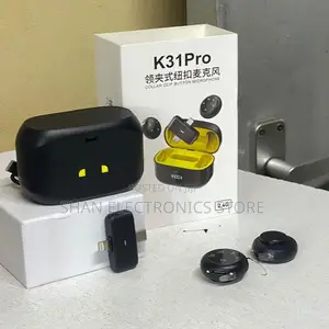 K31PRO Wireless Lavalier Microphone Background Noise Reduction