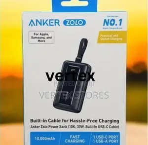 Anker Zolo 10,000mAh 30W Fast Charging Power Bank