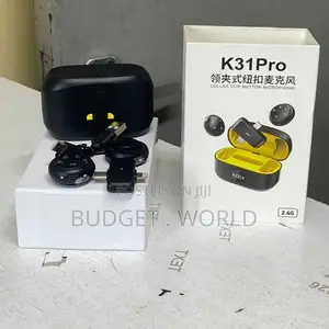 2.4GHz Digital Wireless Plug-and-Play K31 Pro Wireless Lavalier Mic