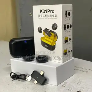 K31PRO Rechargeable Wireless Microphone With Charging Case