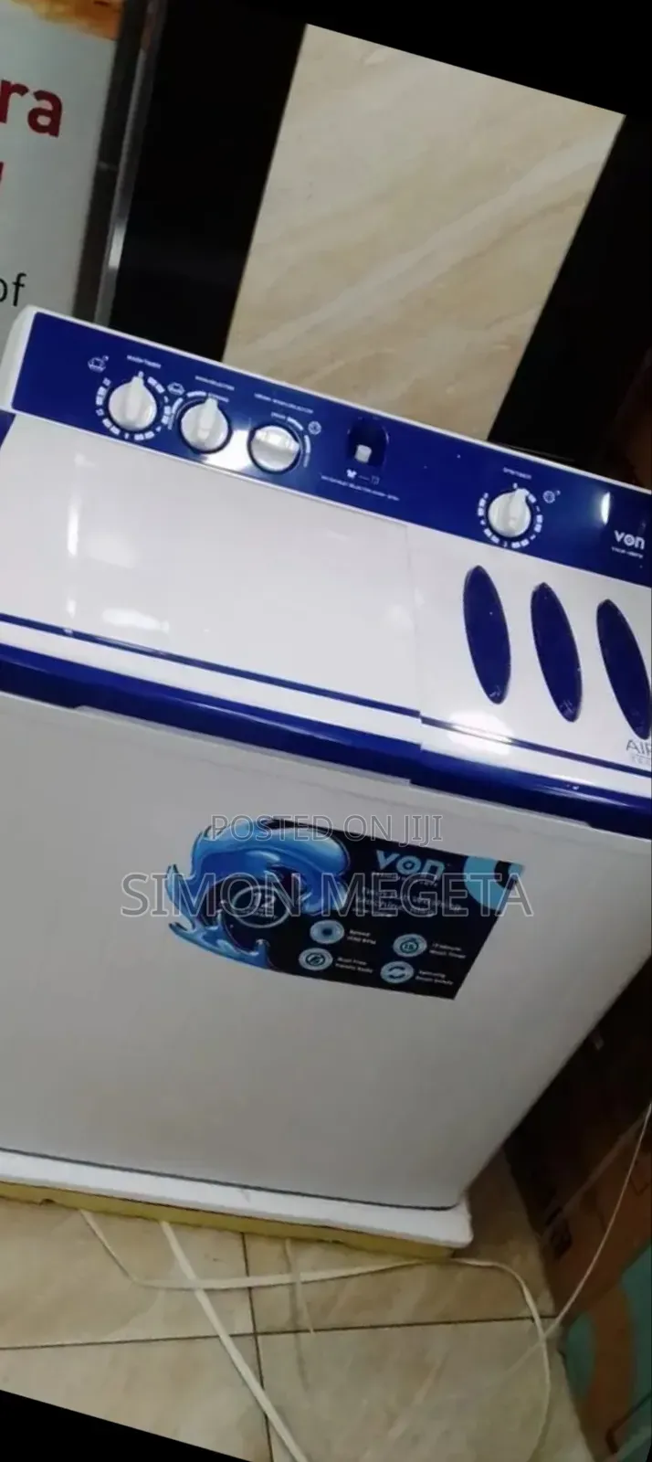 Von 12kgs Washing Machine