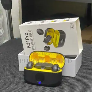 Smart Wireless Lightweight 2.4GHz K31 Pro Dual Collar Clip Mic