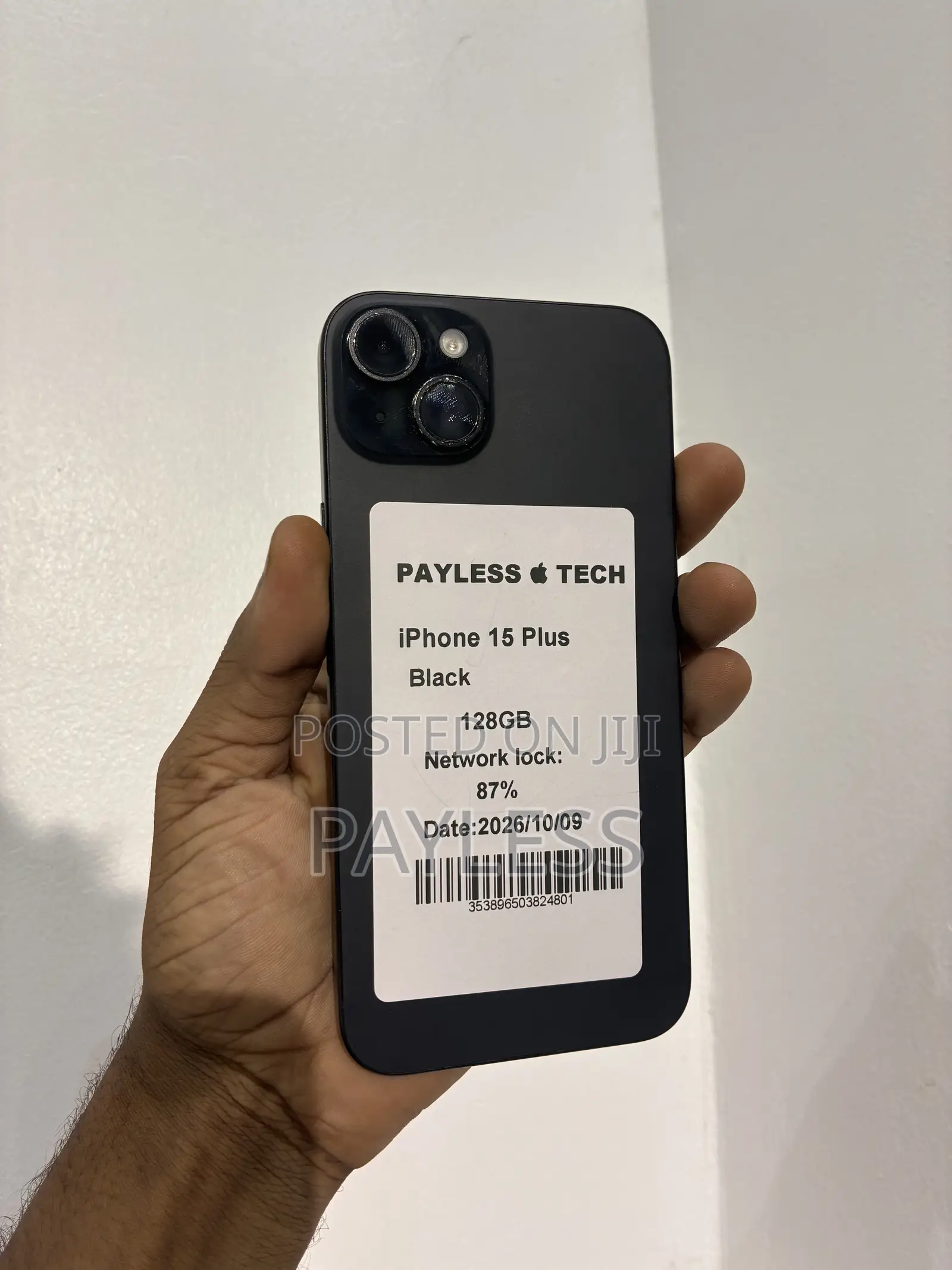 Apple iPhone 15 Plus 128 GB Black