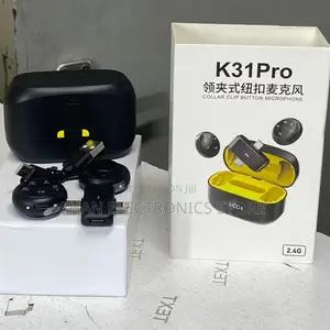 K31PRO Noise Cancelling Clip Microphone for Online Video