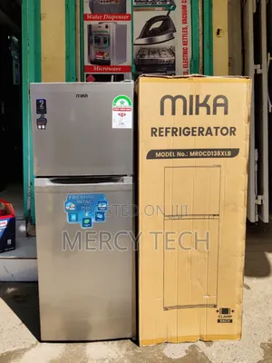 Mika 138L Double Door Fridge + Ice Cube Rack (MRDCD138XLB)