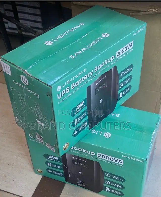Quality 2 Kva Lightwave LW 2000VA 3 PIN UPS – LW UPS2000 Power Back Up