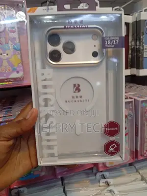 White BuckSuiti MagSafe Phone Case for iPhone 17 and iPhone 18 Pro Max