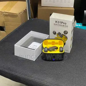K31Pro Wireless Lapel Microphone - 2.4G Noise-Cancelling