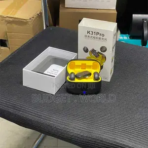 Clear Audio for Videos Interviews &Professional K31 Wireless Lapel Mic