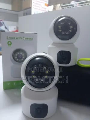 Smart Dual Lens CCTV Camera for Convenient Baby Room Monitoring