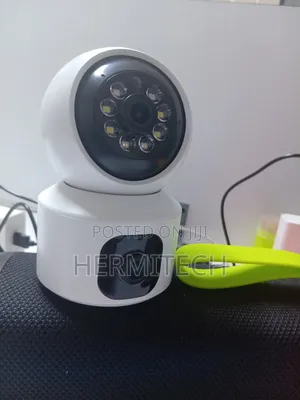 Dual Lens Indoor CCTV for Baby Safety and Home Surveillance