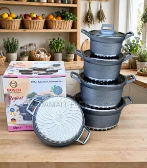 Bosch Cookware 10pc - Granite - Grey - Made Germany - New