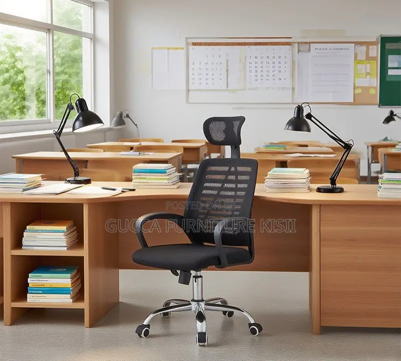 Mesh Ergonomic Headrest Executive Desk Chair