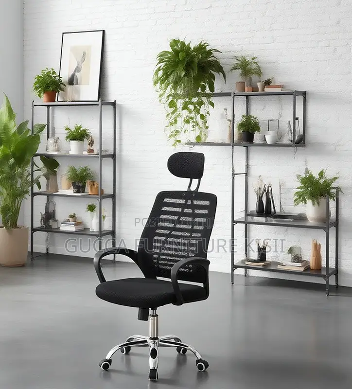 Mesh Ergonomic Headrest Executive Desk Chair