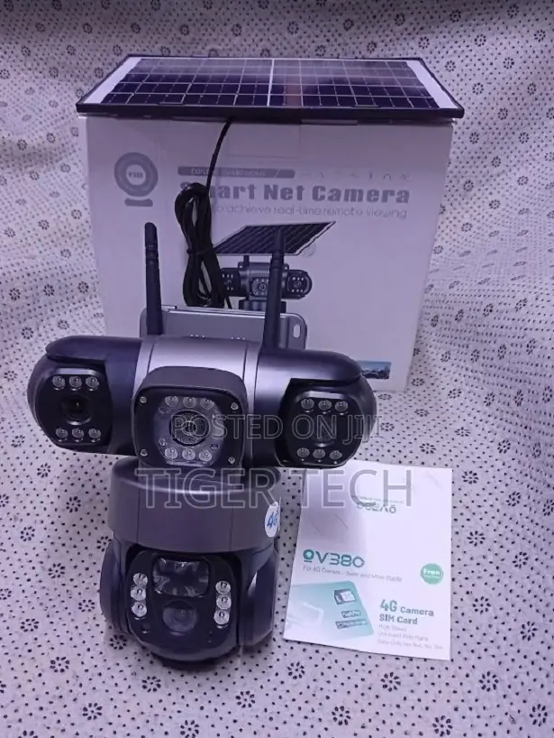 4G Triple Lens Solar Powered PTZ Camera VTS28 Reliable 24/7 Security