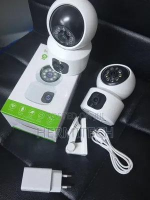 Smart Dual Lens Baby Monitor CCTV for Nursery Protection at Home