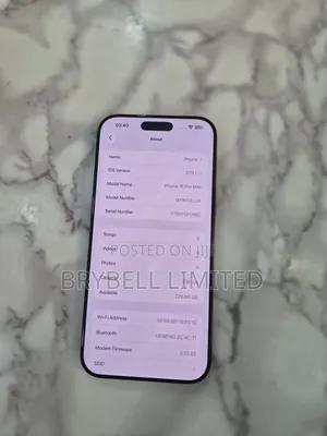 Apple iPhone 16 Pro Max 256 GB Black