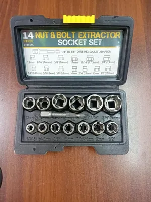 Bolt and Nut Extractor Socket Set 14pcs / Extractors SRR
