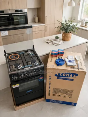 Ecomax LX-680-3G1E Standing Gas Cooker (3 Gas + 1 Electric Hotplate)