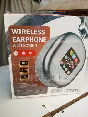 Wireless Earphone With Screen Smart Chip HiFi Sound.