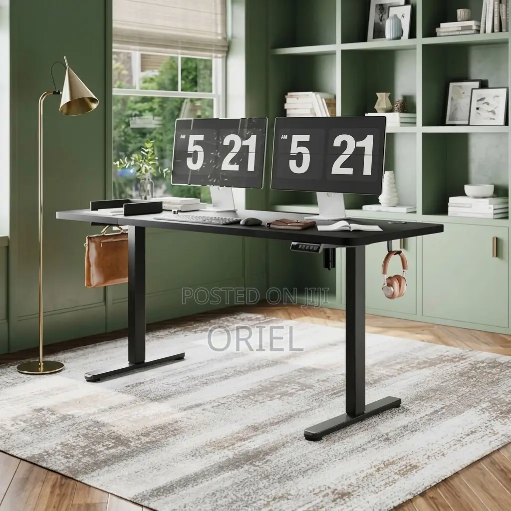 180cm Height-Adjustable Standing Desk – Premium Sit-Stand Workstation