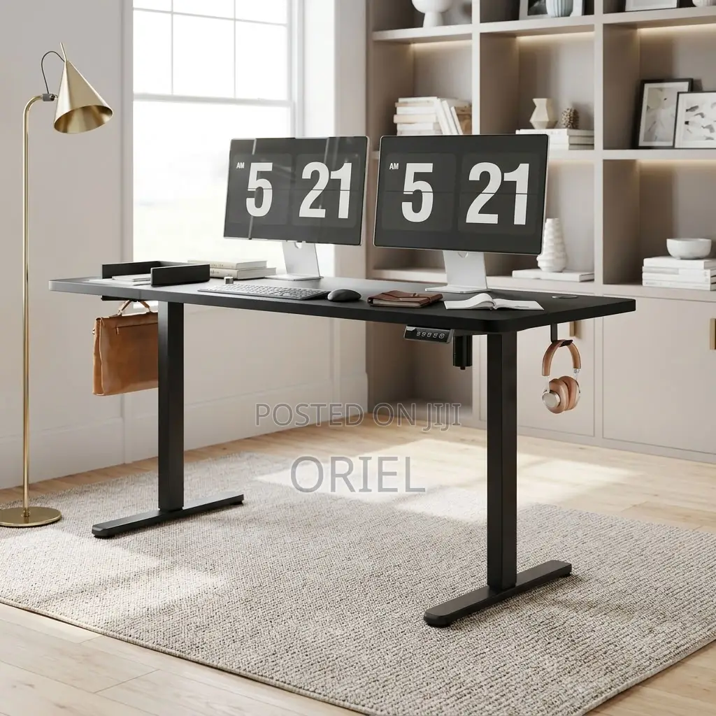 180cm Height-Adjustable Standing Desk – Premium Sit-Stand Workstation