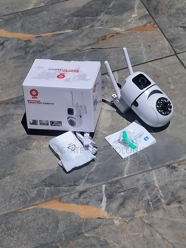 V380 Dual Lens WiFi Bulb Camera With Color Night Vision