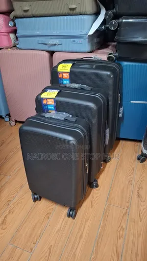 3 in 1 Set Rubber Suitcase Size 30