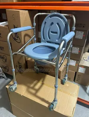 Foldable Commode Seat With Castors
