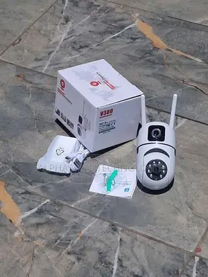 Wall Mounted V380 WiFi Bulb CCTV Camera With Dual Lens
